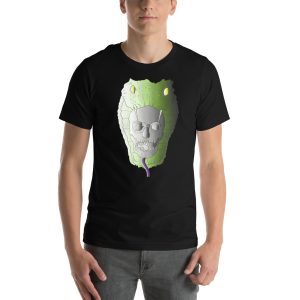 Snake Eating Skull Short-Sleeve Unisex T-Shirt