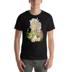 Indian Chief Deep Thought  Short-Sleeve Unisex T-Shirt