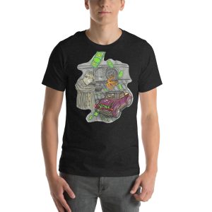 Mobster Bank Heist Short-Sleeve Unisex T-Shirt
