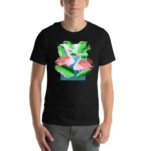 Rare  Pink  Flamingo Custom  t-shirt