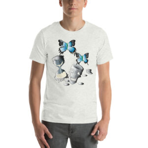 Butterfly Skull  Hour  Glass Short-Sleeve T-Shirt