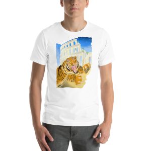Lion Breaking Out Of  Rome Short-Sleeve Unisex T-Shirt
