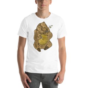 Bear In The Honey Short-Sleeve Unisex T-Shirt